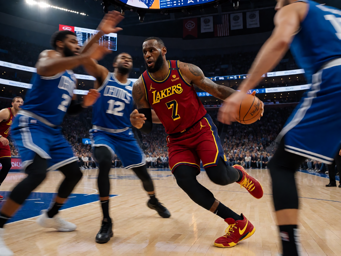 NBA常规赛场内激烈对抗瞬间