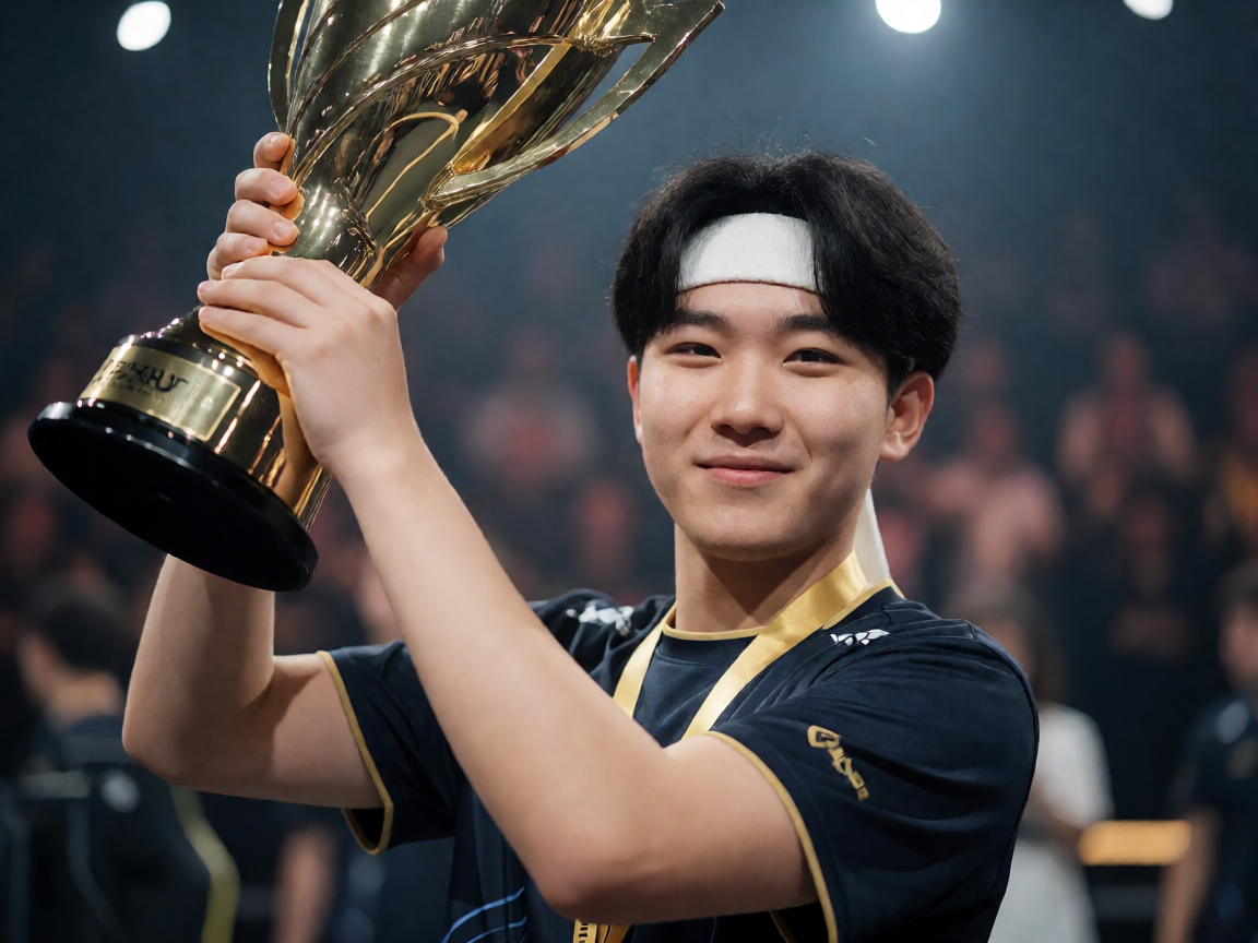 CS2 Major总决赛选手捧杯庆祝